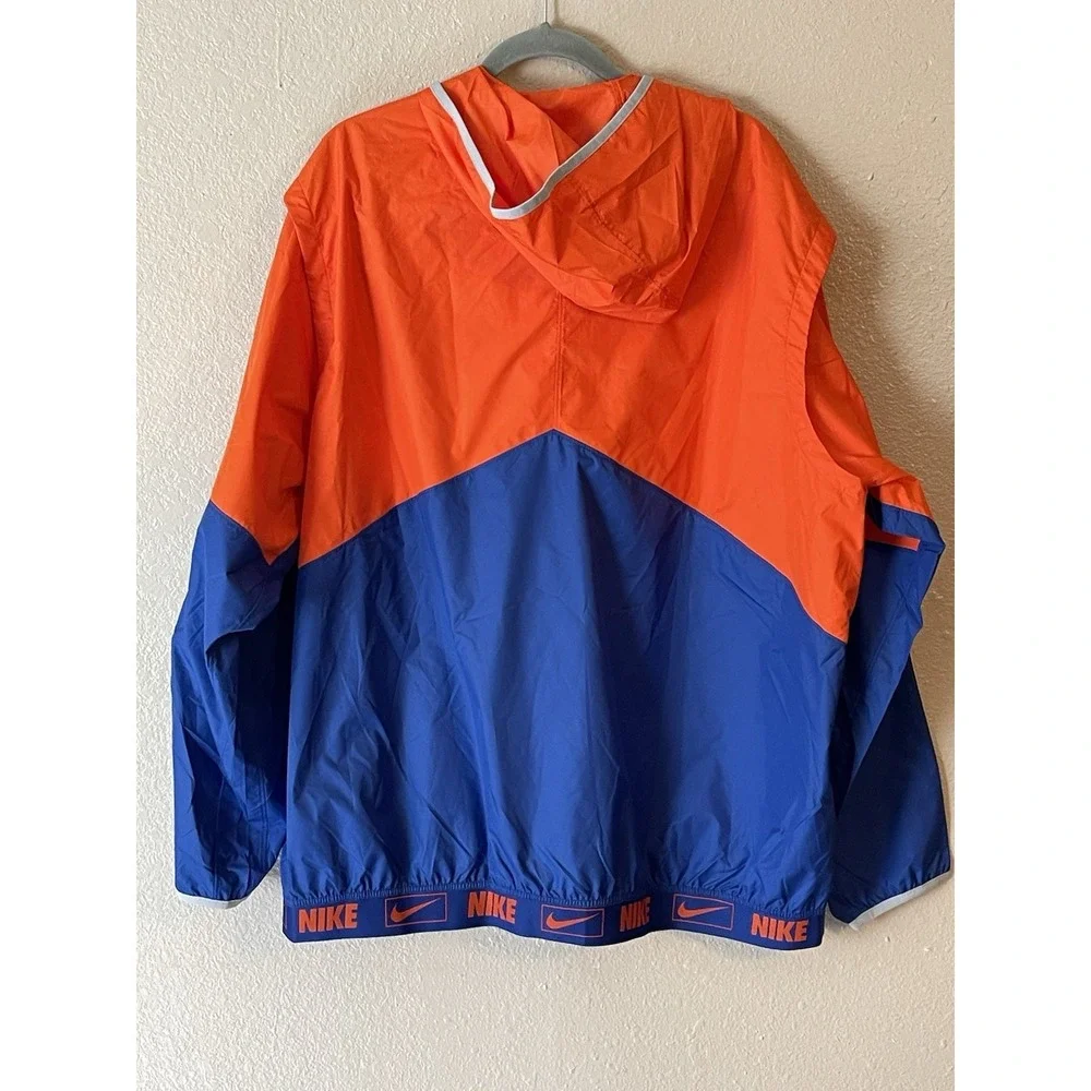 Men's 2XL NWT New York Mets Nike Overview‎ Half Zip Hooded Jacket